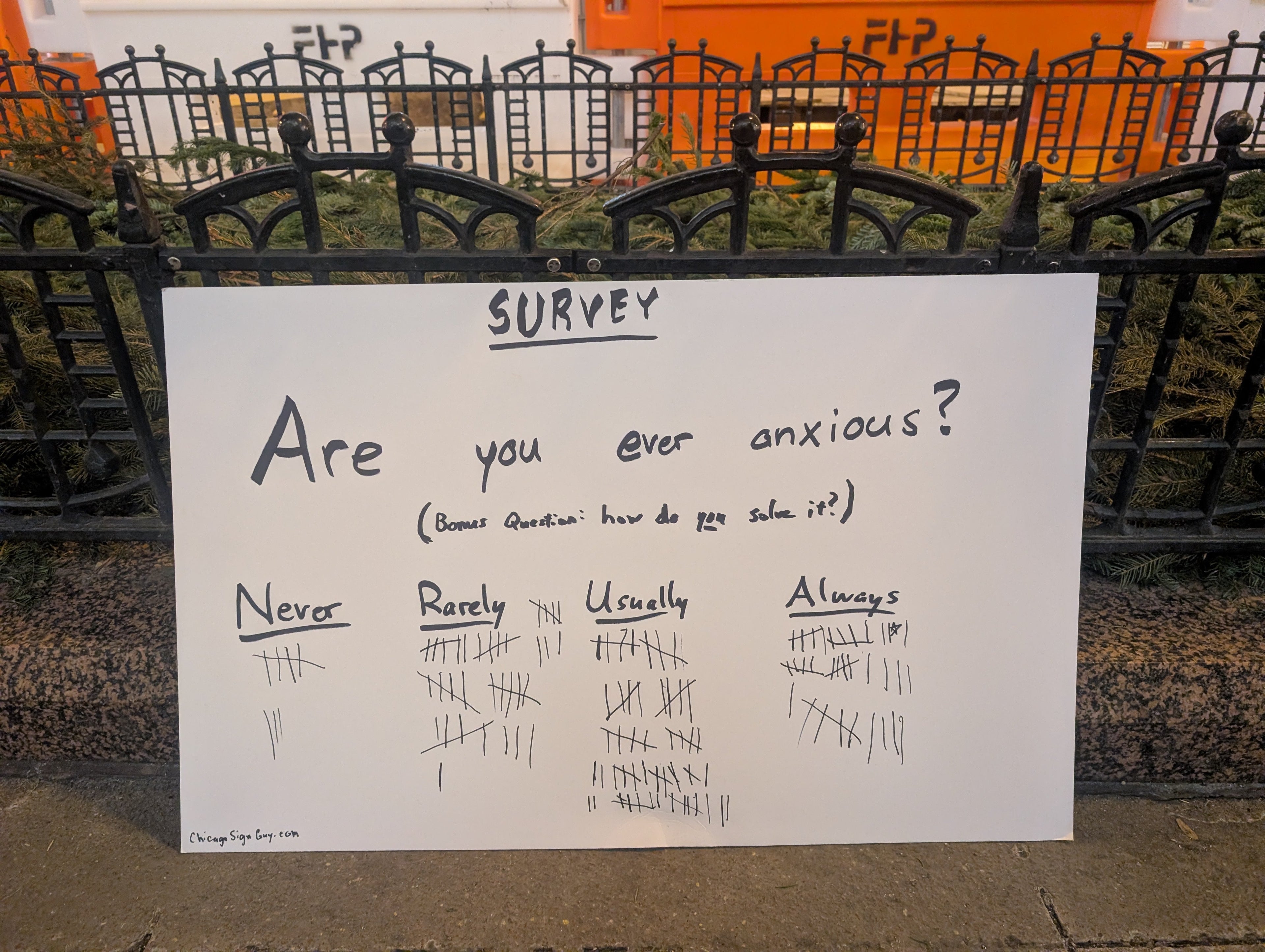 Are you ever anxious?