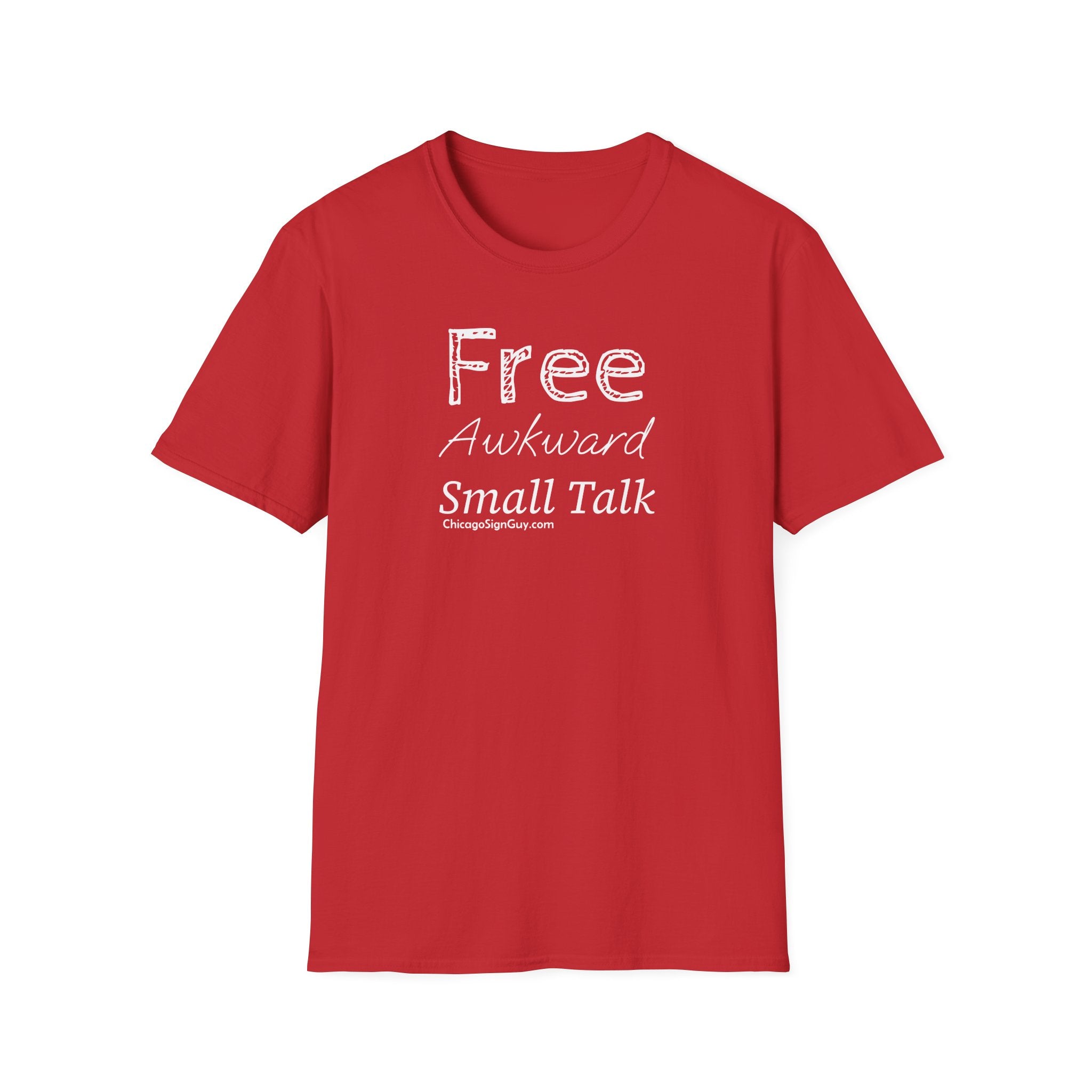"Free Awkward Smalltalk" Unisex Softstyle T-Shirt