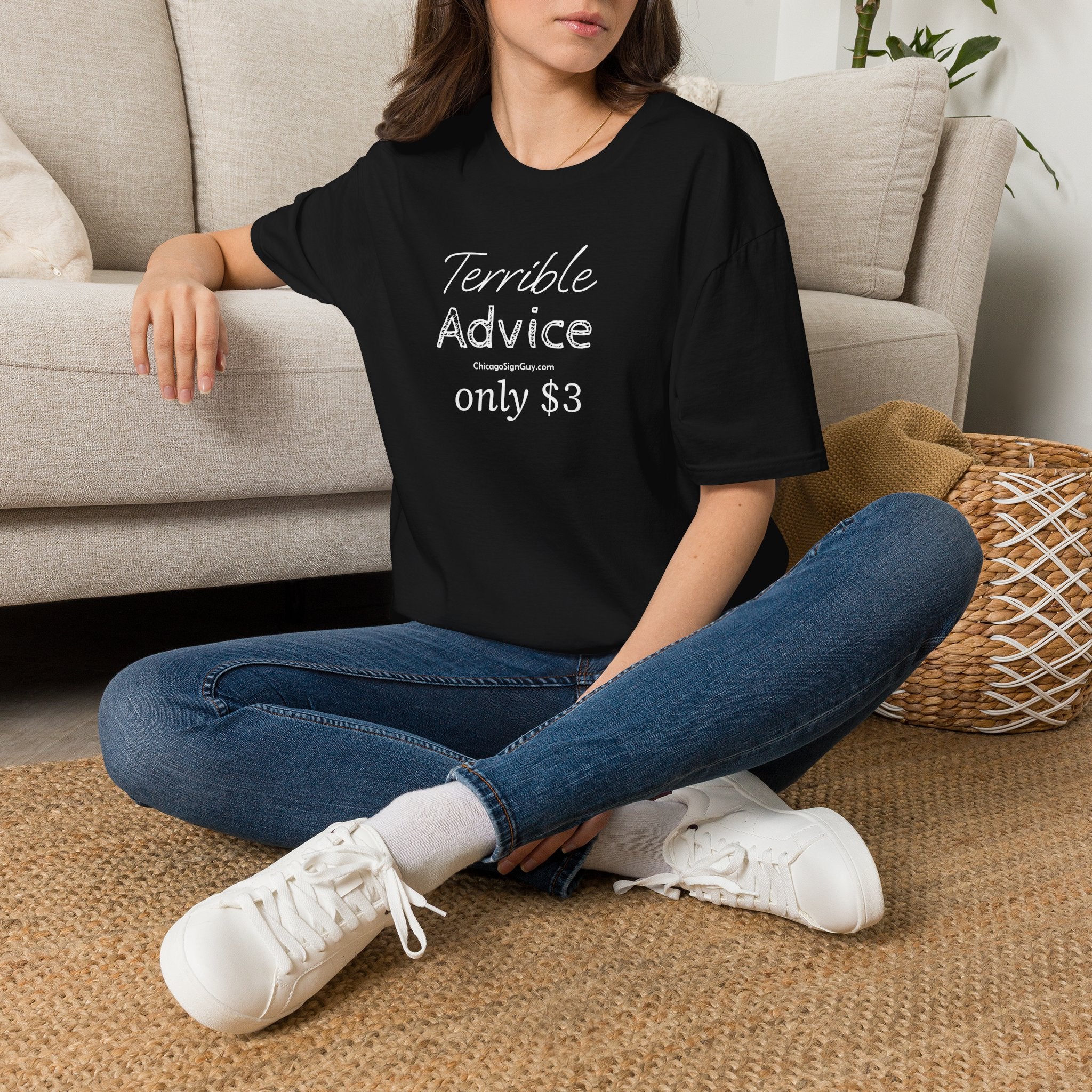 "Terrible Advice only $3" Unisex Softstyle T-Shirt