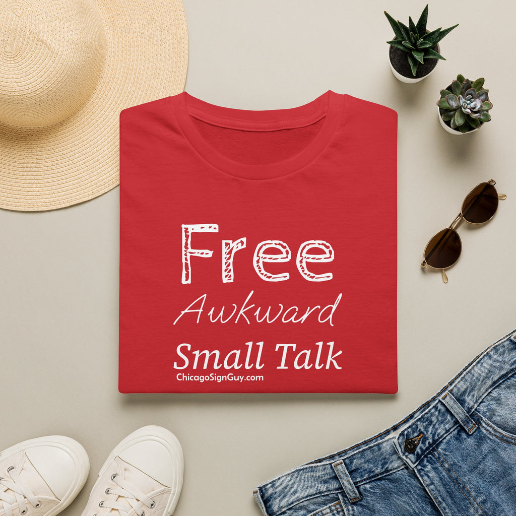 "Free Awkward Smalltalk" Unisex Softstyle T-Shirt